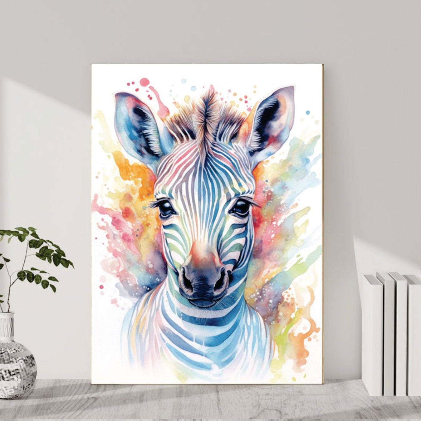 Baby Zebra Canvas